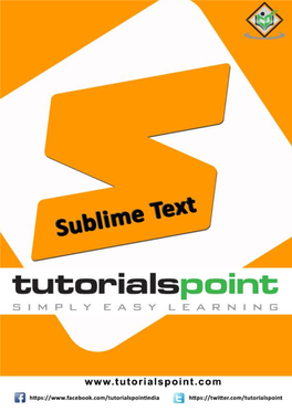 Download Sublime Text Tutorial (PDF Version)