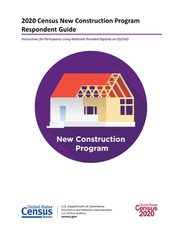 2020 Census New Construction Program Respondent Guide