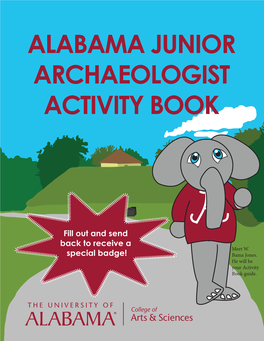 Alabama Junior Archaeologist Activity Book