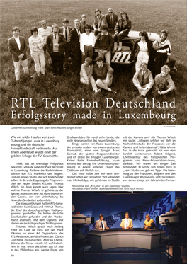 RTL Television Deutschland Erfolgsstory Made in Luxembourg