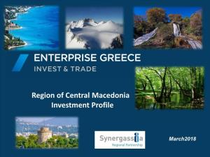 Central Macedonia Investment Profile