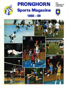 PRONGHORN Lethbridge Sports Magazine 1988-89 W>1Mm