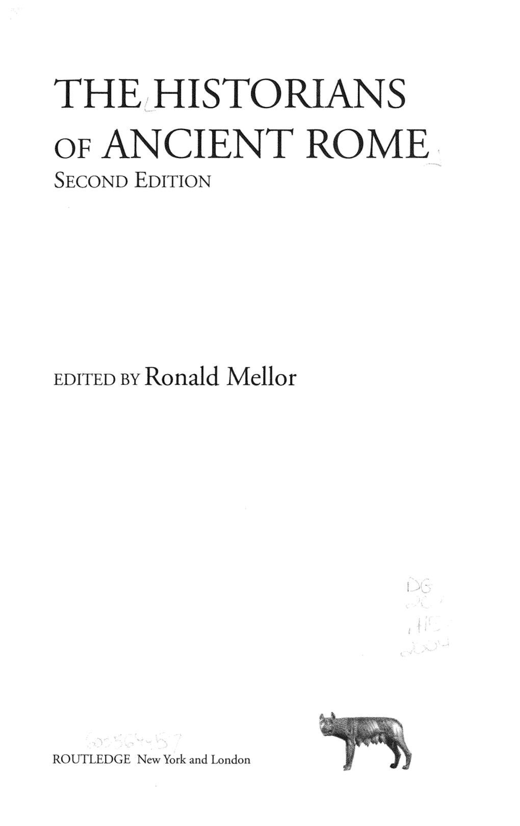 The Historians of Ancient Rome Second Edition