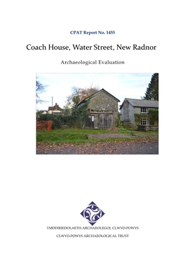Coach House, Water Street, New Radnor