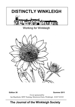 Summer 2011 Cover Sponsored by Ian Shacklock, MTF Training, Moortown Farm, Winkleigh