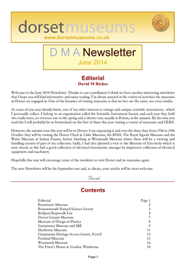 June 2014 Newsletter