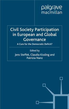 Jens Steffek, Claudia Kissling, Patrizia Nanz-Civil Society Participation In