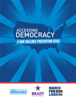 Accessing Democracy: a Gun Violence Prevention Issue