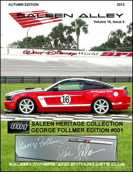 RACING LEGENDS and LEGENDARY CARS Saleen Debuts a Trilogy Based on Storied Racing Legends, Unveils the First Edition
