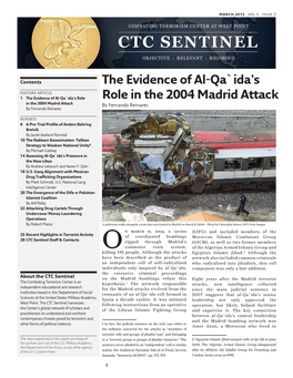 The Evidence of Al-Qa`Ida's Role in the 2004 Madrid Attack