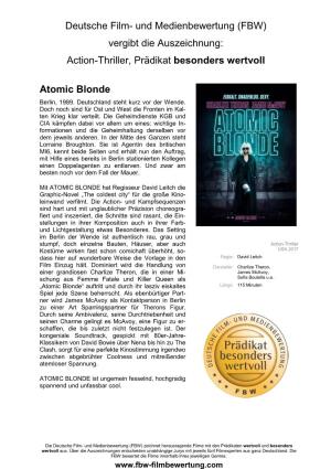 Atomic Blonde Berlin, 1989