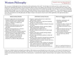 Western Philosophy Rev