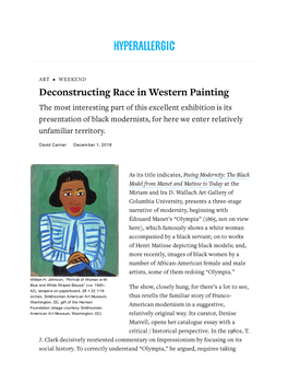 Deconstructing Race in Western Painting