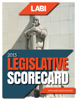 2015 Scorecard Legislative Scorecard WHERE WE STOOD