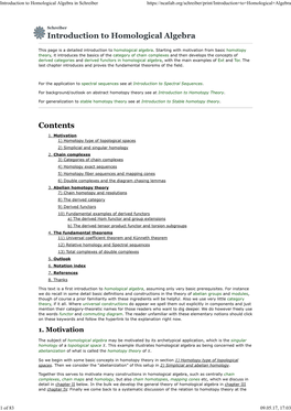 Introduction to Homological Algebra in Schreiber