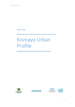 Kismayo Urban Profile