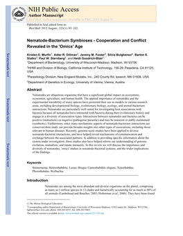 NIH Public Access Author Manuscript Biol Bull