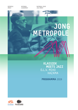Programma Jong Metropole 2019
