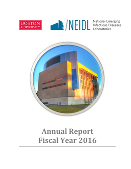 FY16 NEIDL Annual Report