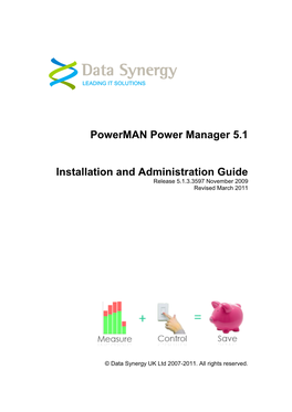 Powerman Power Manager 5.1 Installation and Administration Guide