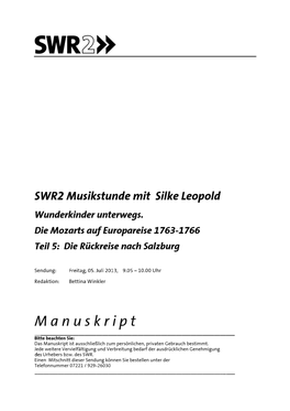 Swr2-Musikstunde-20130705.Pdf