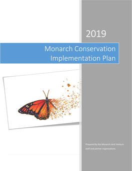 2019 Monarch Conservation Implementation Plan
