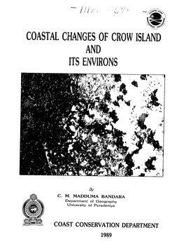 Coastal Changes of Crow Island and Its Environs