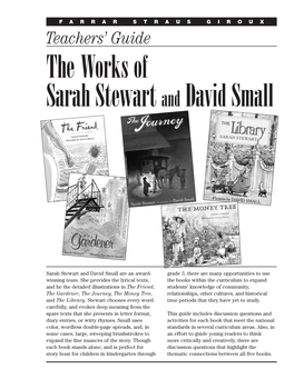 For More on Sarah Stewart and David Small
