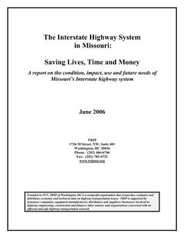 The Interstate Highway System in Missouri