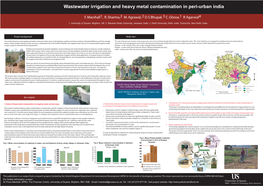 Wastewater Irrigation and Heavy Metal Contamination in Peri-Urban India