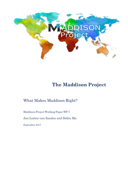 What Makes Maddison Right?