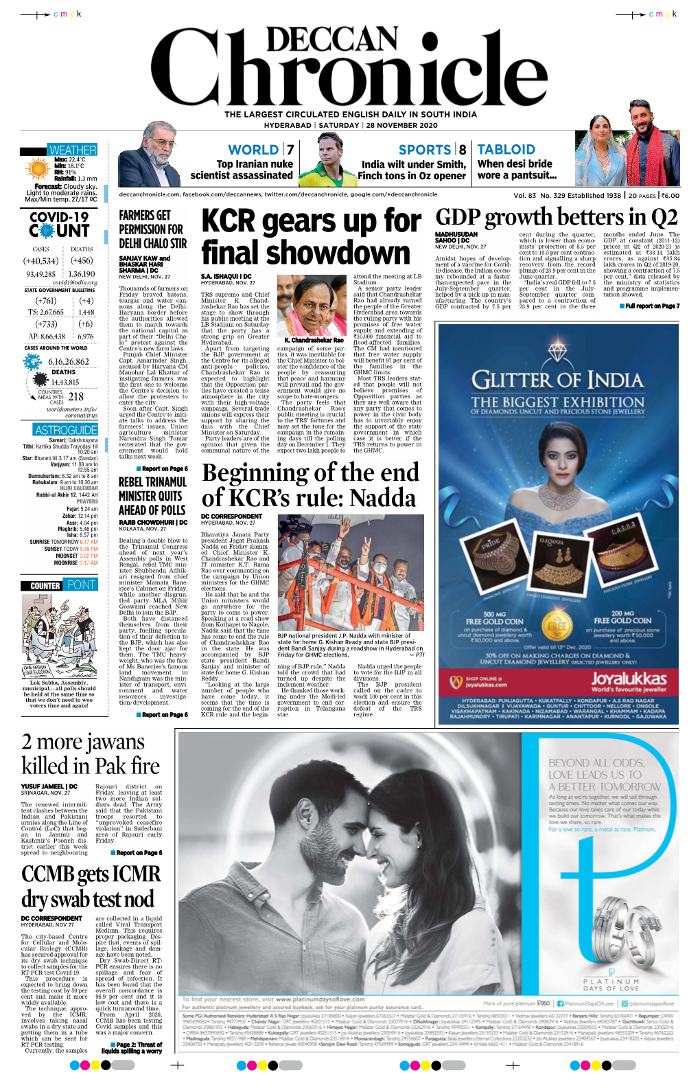 KCR Gears up for Final Showdown