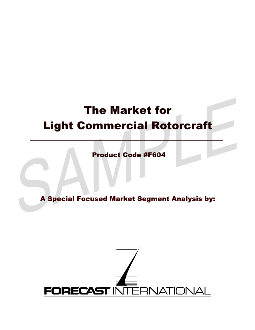 The Market for Light Commercial Rotorcraft