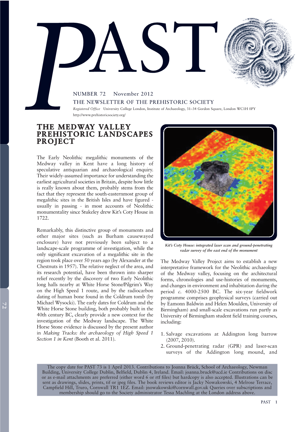 The Medway Valley Prehistoric Landscapes Project