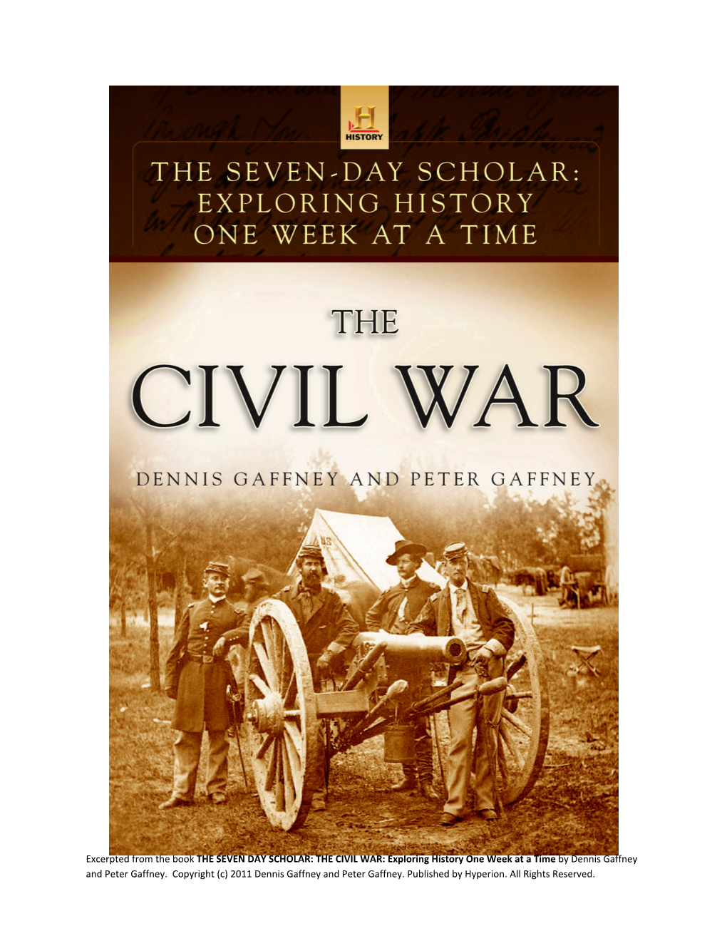 Seven Day Scholar Civil War BITTER END Chapter with COVER(2)