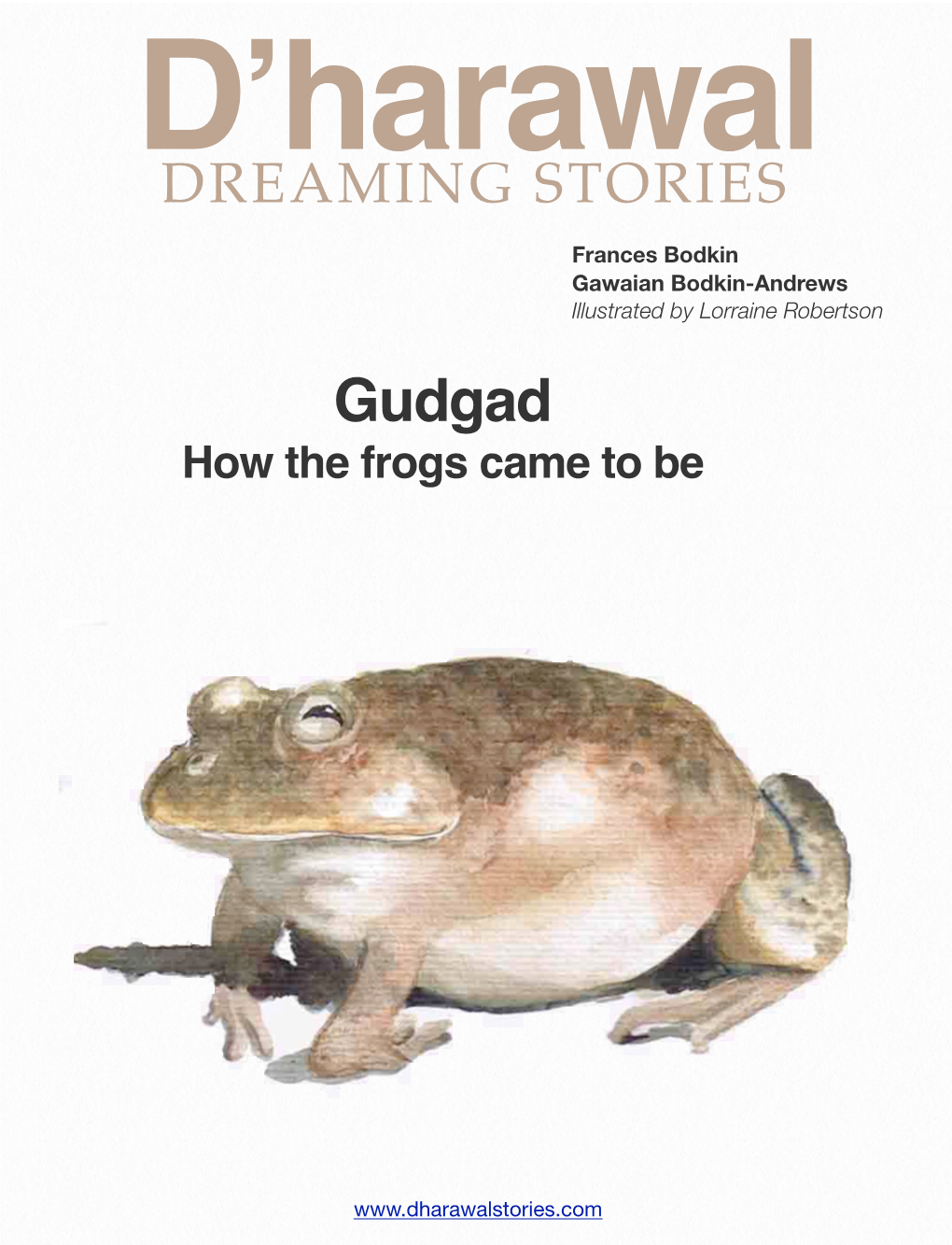 Gudgad How the Frogs Came to Be