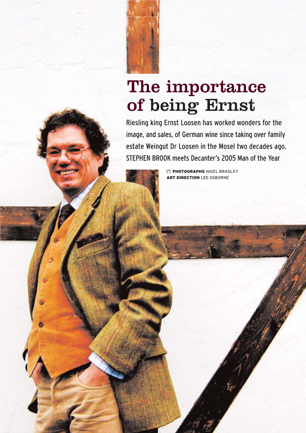 Ernst Loosen, Decanter Man of the Year 2005