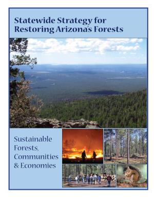 Statewide Strategy for Restoring Arizona's Forests