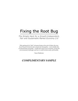 Fixing the Root Bug