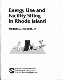 Energy Use and Facility Siting in Rhode Island (1979)