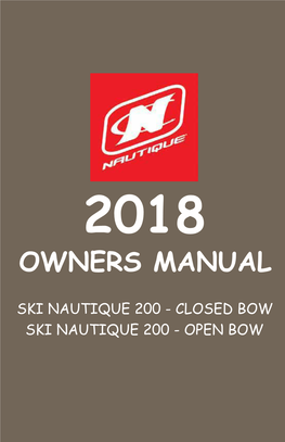 Ski Nautique 200 - Closed Bow Ski Nautique 200 - Open Bow