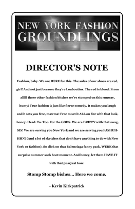 Director's Note