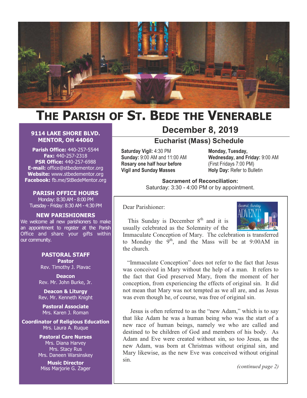 The Parish of St. Bede the Venerable