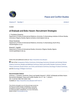 Al-Shabaab and Boko Haram: Recruitment Strategies