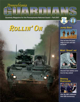 Pennsylvania Guardians Magazine Is Copyrighted to the Pennsylvania National National Guard