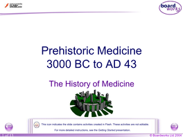 2. Prehistoric Medicine