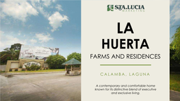 Huerta Farms and Residences