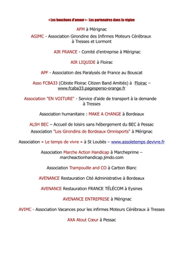 AFM À Mérignac AGIMC - Association Girondine Des Infirmes Moteurs Cérébraux À Tresses Et Lormont