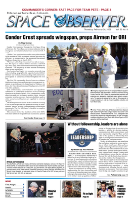 Condor Crest Spreads Wingspan, Preps Airmen for ORI