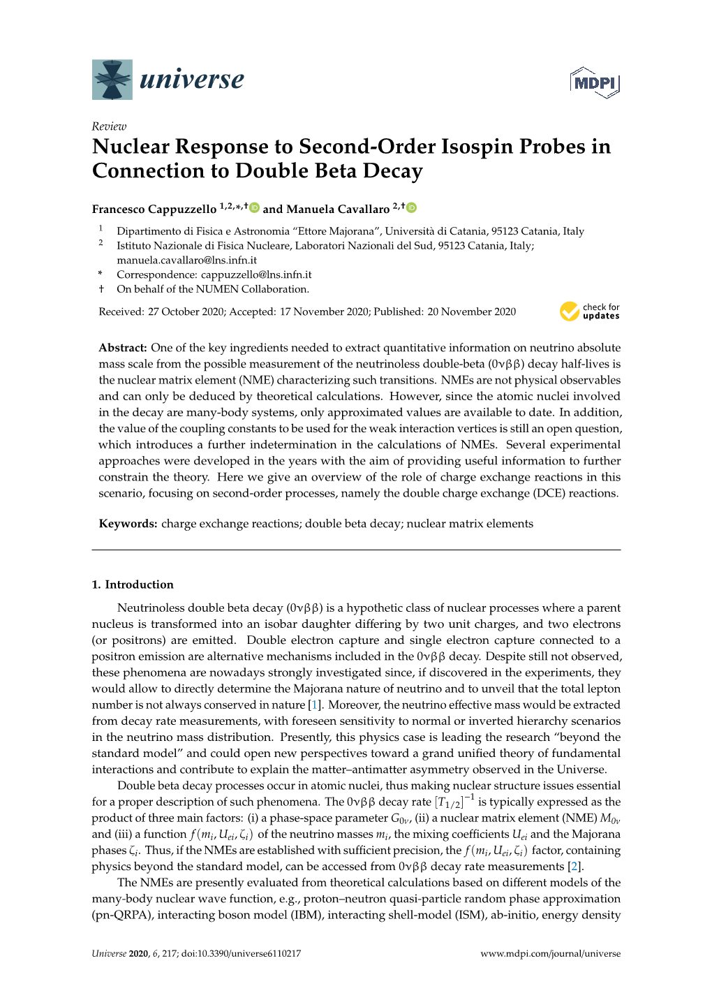 Nuclear Response to Second-Order Isospin Probes in Connection to Double Beta Decay